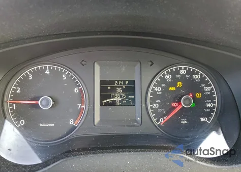 2012 Volkswagen Jetta Base из США, поврежденный, VIN 3VW2K7AJ2CM312483